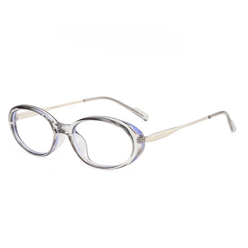 2026 New Fashion HD Elliptical Frame Women's Reading Glasses Ultra Light Neutral High Quality Cat Eye Anti Blue Light Glasses