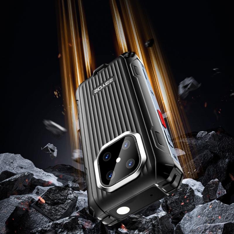 Soyes MAXo Radyasyona Dayanıklı Mini Akıllı Telefon 3.88 inç TFT 6GB RAM 128GB ROM MT6762 Sekiz Çekirdekli 13MP LTE 4G Çift SIM GPRS WIFI Android Cep Telefonu