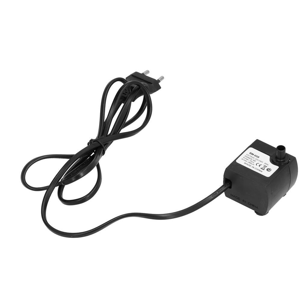 Mini Submersible Water Pump for Aquarium Fish Tank Pond Fountain Circulation Hydroponics 4WEU Plug