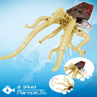 Ocean World Series Mini Model Building Blocks Aquarium Sea Turtle Shark Blue Whale Assembly Bricks Toys Children Holiday Gifts
