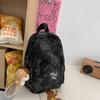School Bag, Junior High School Outdoor Girls, High-value Printed Bear, College Student Backpack, New Backpack, Cute Backpack.