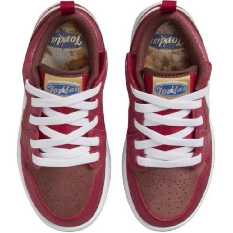 (PS) Air Jordan 1 Low Alt SE 'Dark Pony Varsity Red' Kids' HF3204-200