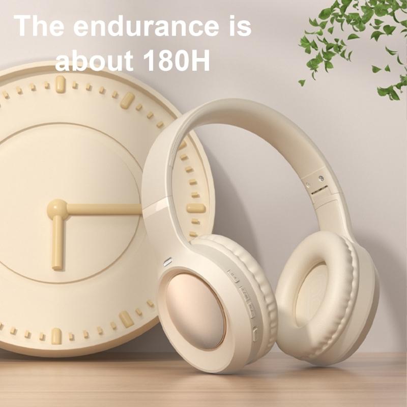 Long Last Wireless Headphones HiFi Sound, Comfortable Over Ear Earphone For PC And Mobile Phone Home Offices Use