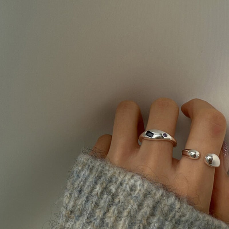 Mosxe [925silver] Kitch Stone Ring