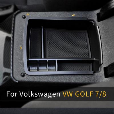 Armrest Box Center Storage Box For Volkswagen VW Golf 7 2014-2016 2017 2018 MK7 Storage and Organization Accessories