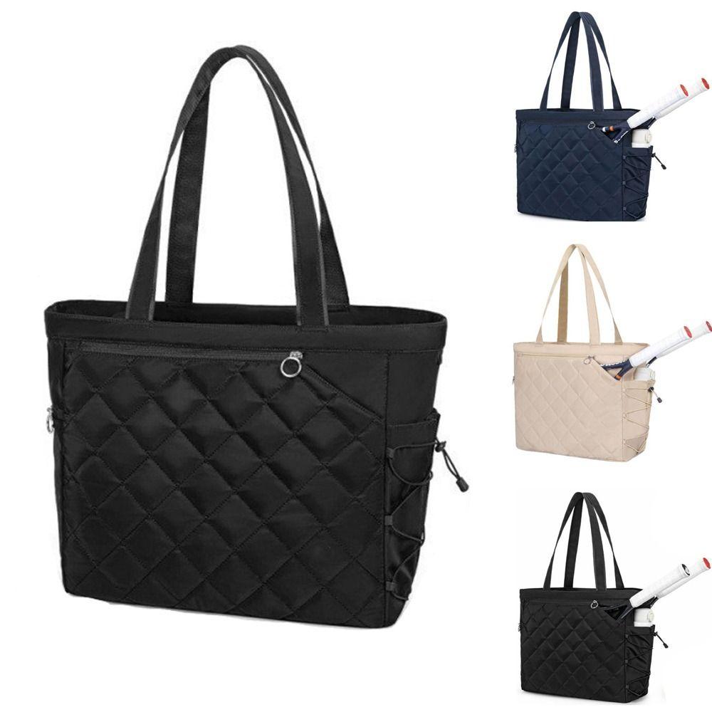 With Shoe Pocket Sports Racket Pack Holds 1-2 Tennis Rackets Badminton Bag Outdoor Sports