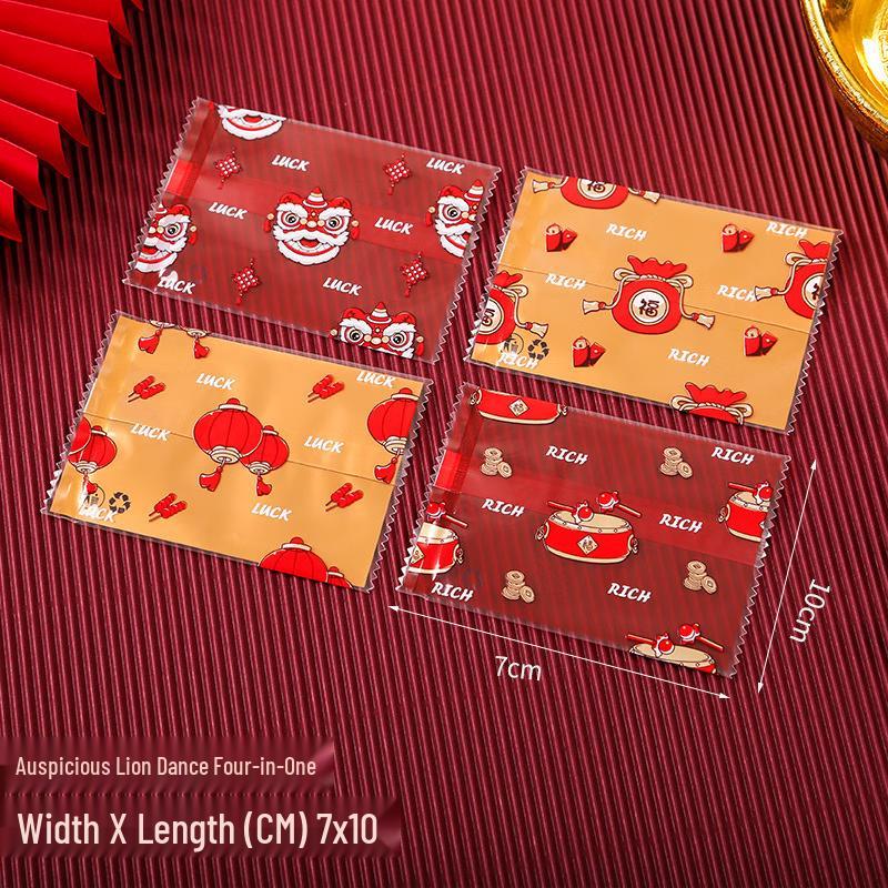 Snowflake Crisp Nougat Cookie Packaging Bags