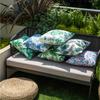 Tropical Plant Waterproof Outdoor Cushion Cover for Garden Furniture Cushions Seat Bench
