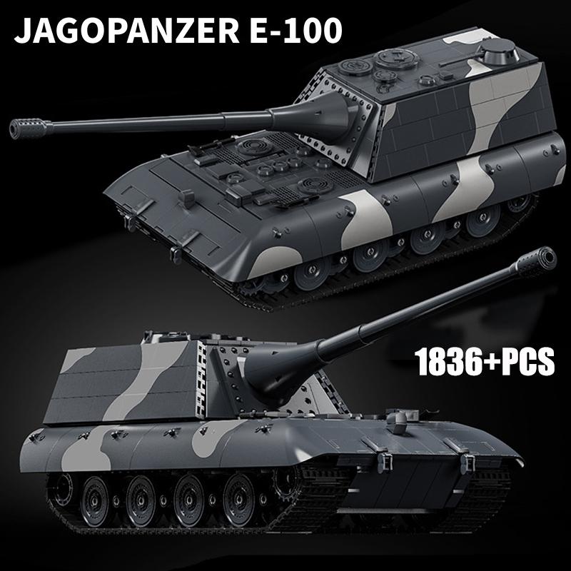 Army Style High-Quality World High-Quality War High-Quality 2 High-Quality Moc High-Quality Sturmgeschütz High-Quality E100 Construction Set
