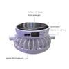 Solar Powered Cooling Fan Hat With USB Charging For Outdoor Activities 600mAh Rechargeable Adjustable Ventilated Sun Hat