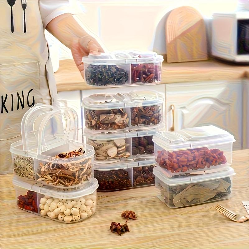 Refrigerator Fresh-Keeping Box, Microwave Heatable, Suitable for Food, Fruits, Star Anise and Cloves, Spices, Snacks, Fruits, Etc.