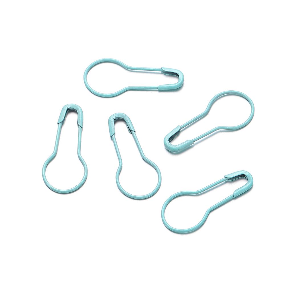 50/100pcs/Lot Colorful Gourd Shape Safety Pins Paper Clip DIY Sewing Tools Metal Needles Large Safety Pin Brooch Accessories
