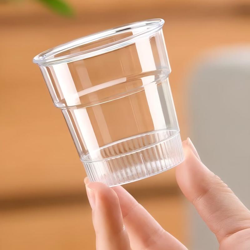 CHAHUA 50ml Disposable Transparent Plastic Cups (40-Pack)