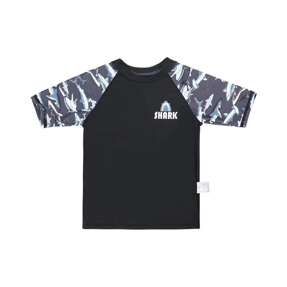 Sun-Protective Camouflage Split Swimsuit for Boys - Middle & Big Kids