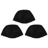 3pcs Elastic Wig Hat Stretchable Breathable Nylon Close End Wig Hat For Cosplay Makeup