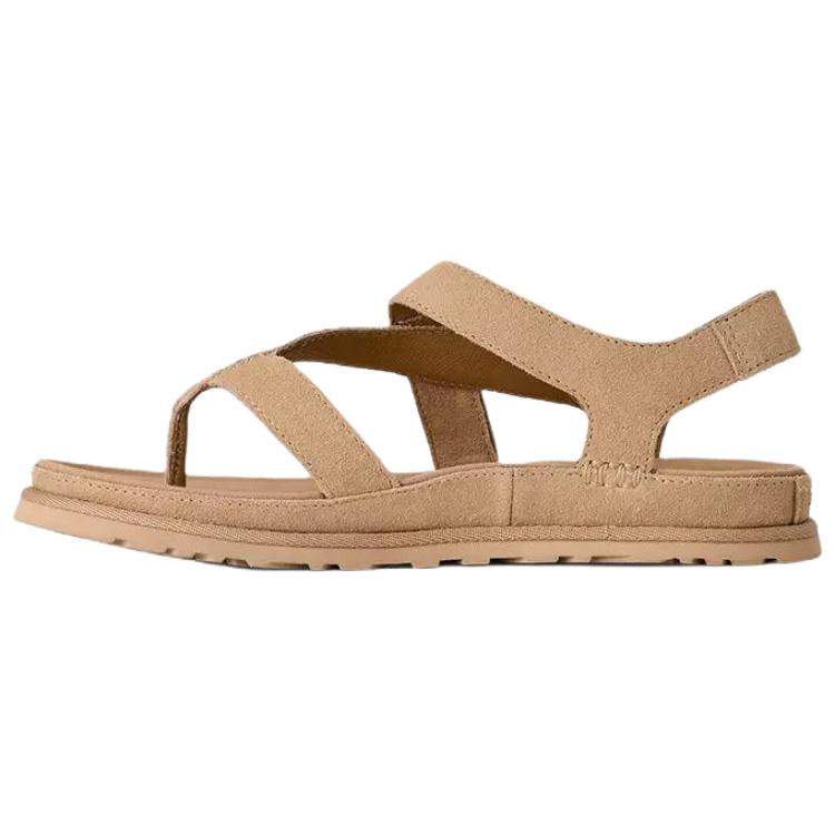 UGG GoldenGaze Suede Minimalist Fashion One Strap Sandals Women's Sand 1175134-SAN