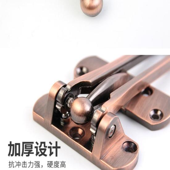 Engineering Zinc Alloy Anti-theft Buckle, Hotel Anti-theft Chain Buckle, Household Bedroom Door Latch