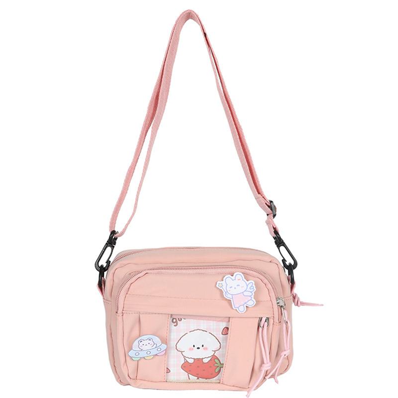 Kawaii Taschen Mädchen Trend Transparente Tasche Kleine Umhängetasche für Frauen Geldbörsen und Handtaschen Schultertasche