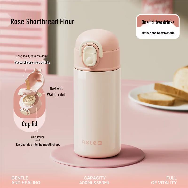 

RELEA 316L Stainless Steel Dual-Drink Insulated Bottle