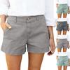 Pantalones Cortos de Mujer con Bolsillos, Pantalones Cortos Casuales