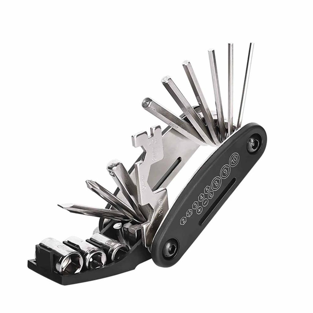 Tool Kit – Portable Multi-Functional Folding Bike Tools, Tire Patching & Set for Maintenance