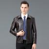 Spring and Autumn Genuine Leather Jackets for Men  Sheepskin Lapels  Middle-aged Men's Casual Leather Jackets