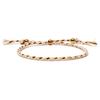Heiß verkaufendes neues Armband mit goldenen Perlen, handgewebter Schmuck aus farbigem Faden