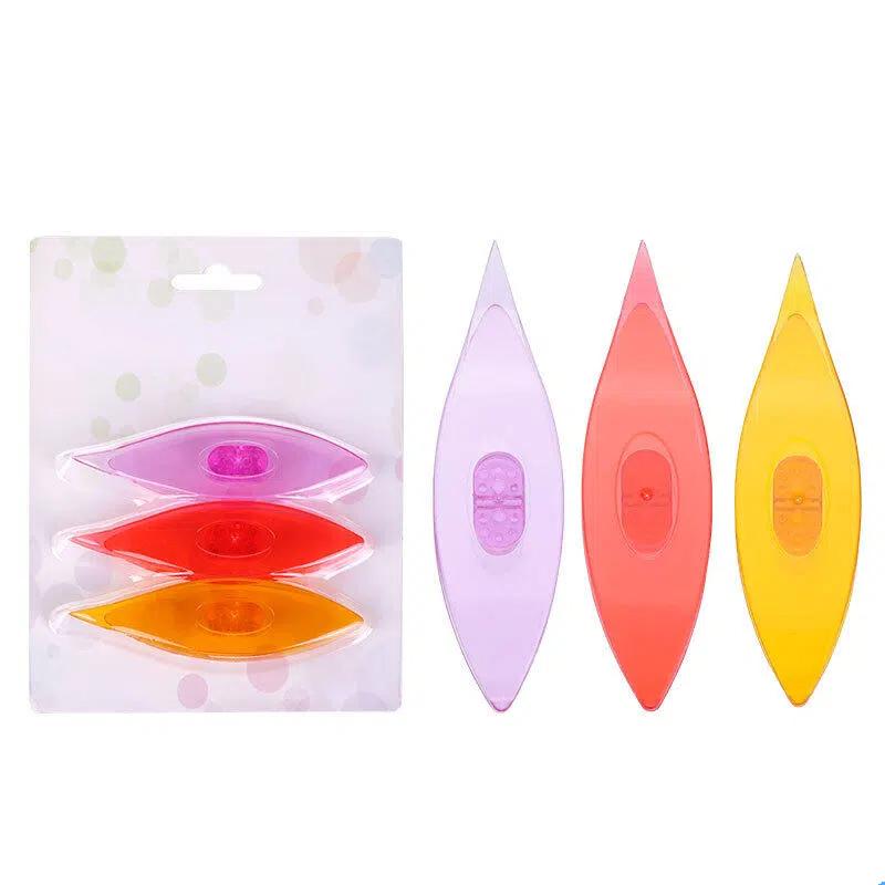 3Pcs/set Plastic Tatting Shuttle Tool For Lace Making DIY Craft Tatting Sewing Weaving Accessories Tatting Lace Shuttle Hand Art