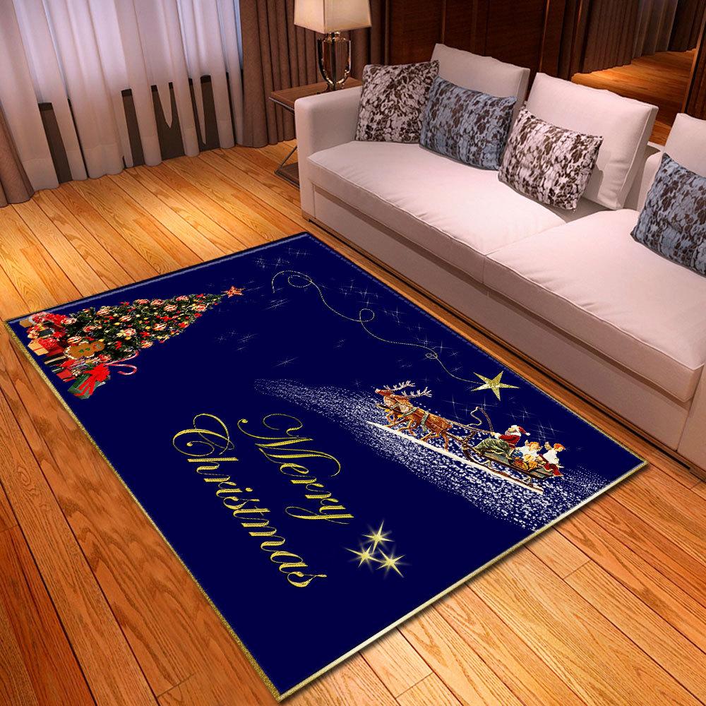 Christmas Living Room Floor Mat Bedroom Dining Room Carpet Carpet Doormat