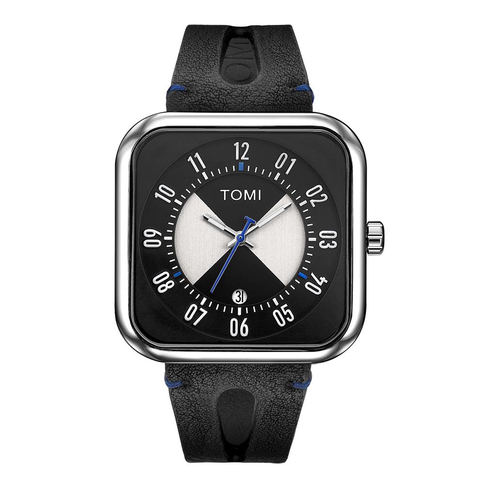 Fashion Square Watch Men's and Women's Simple and Atmospheric Business Leisure Trend Quartz Electronic Watch