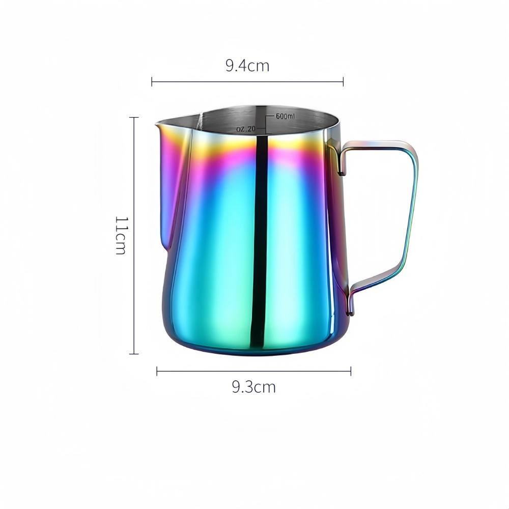 Upgraded Coffee Milk Frothing Pitcher Jug 304 Stainless Steel Precise Scale Steam Coffee Professional Advanced Coffee Utensils