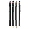 Rotring ROTRING800 Black Mechanical 1904447 Imported Pencil, 0.5mm, Twist-Type Push-Button, (Genuine Product)