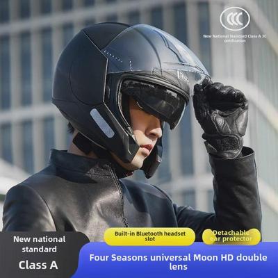 RNG Motorcycle 3/4 Unisex Riding Helmet - Korean Style Pedal Helmet