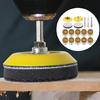 Gold Hook and Looping Sanding Discs with Backing Pad Assorted for Polishing and Sanding Car Metal Wood Drill Sanders