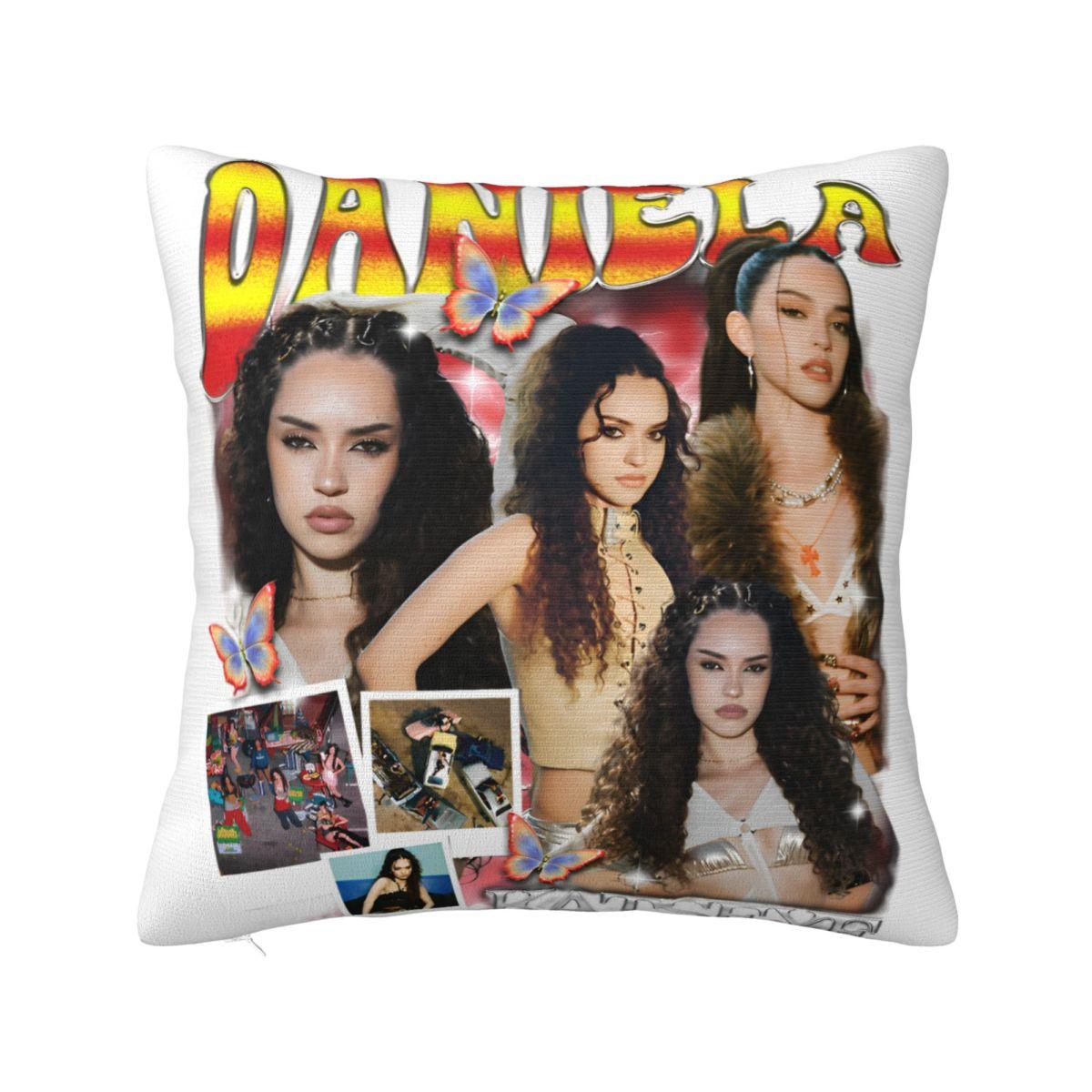 

Touch Katseye Art Square Pillow Case Polyester Cushions for Sofa Casual Pillowcover Home Decor 30x30cm 12x12in