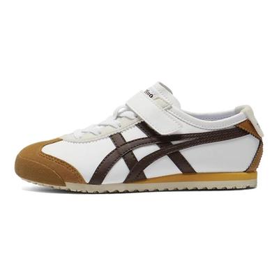 MEXICO 66 Slip Resistant Abrasion Resistant Support Low Top Kids Lifestyle Shoes White Umber Kids' 1184A049-113