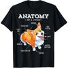 Ανατομία ενός Corgi Αστείο T-Shirt για Λάτρεις Σκύλων Άνδρες Γυναίκες Αγόρια Κορίτσια