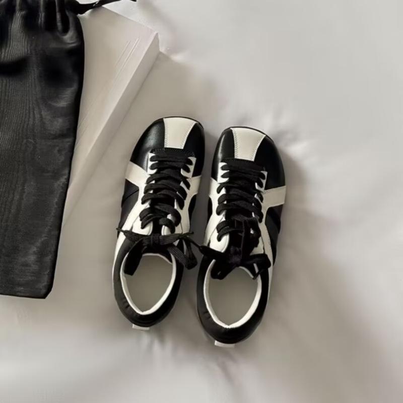 5CM Inner Height Increase Red Moral Training Shoes Women's Zebra Shoes 2025 Spring and Summer New Square Head Casual Sports Shoes Forrest Gump Shoes