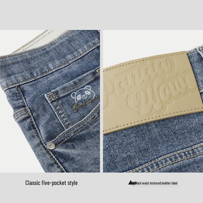 HLA Herren Five-Pocket Micro-Stretch Cropped Jeans