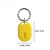 For Xiaomi Tag Silicone Protective Case Anti-Lost Tracker Cover with Metal Keyring Scratch Drop Protection Soft Shell Sleeve