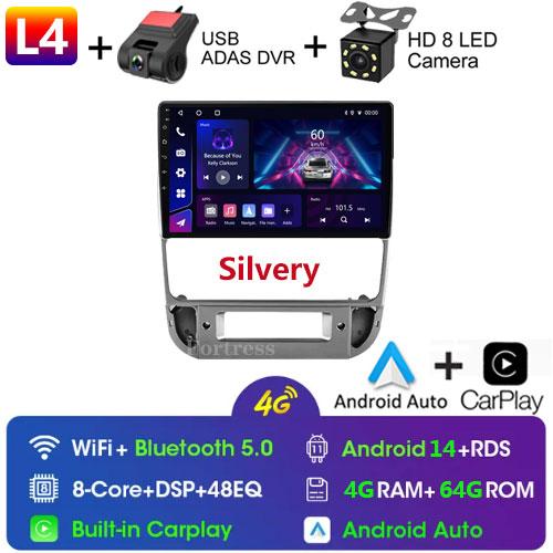 Fortress Android 14 For Peugeot 406 1994 - 2005 Autoradio Multimedia Radio Carplay Car Stereo GPS Navigation Head Unit Auto WIFI