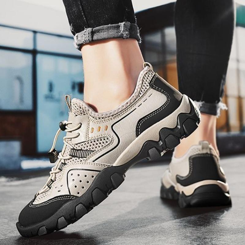 Fashion Outdoor Sports Shoes for Men Mesh Upper Jump Unisex Trend Running Comfortable Korean Man Casual Sneaker Lightweight Trends 2025