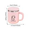 Detachable Design Automatic Stirring Cup Stirring Lid Electric Drink Mixer  Office Use