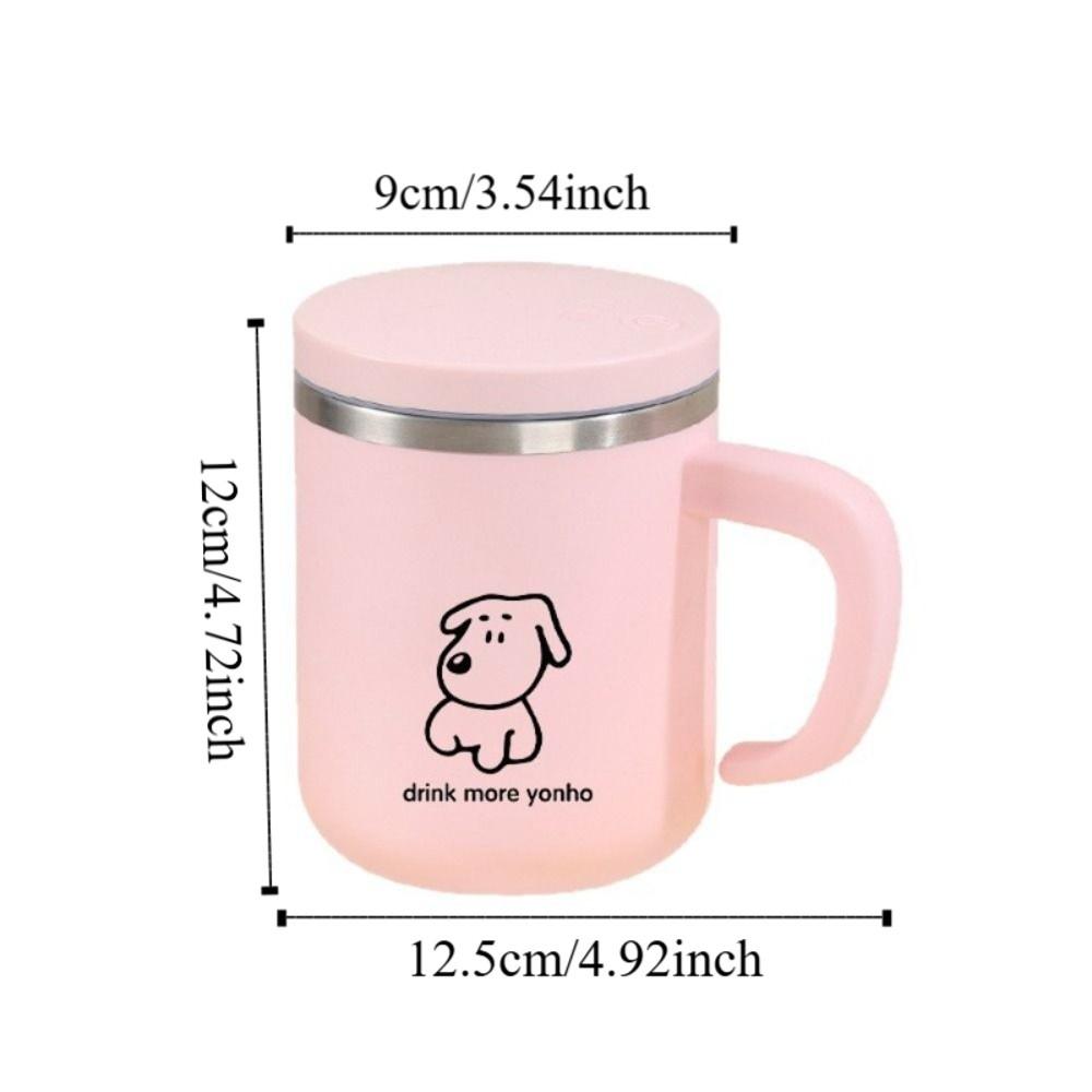 Detachable Design Automatic Stirring Cup Stirring Lid Electric Drink Mixer  Office Use