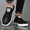 Simple Small White Shoes Men's Business Shoes Soft Soles Comfortable Oxford Shoes Men's Genuine Leather Casual Shoes Flat Shoes