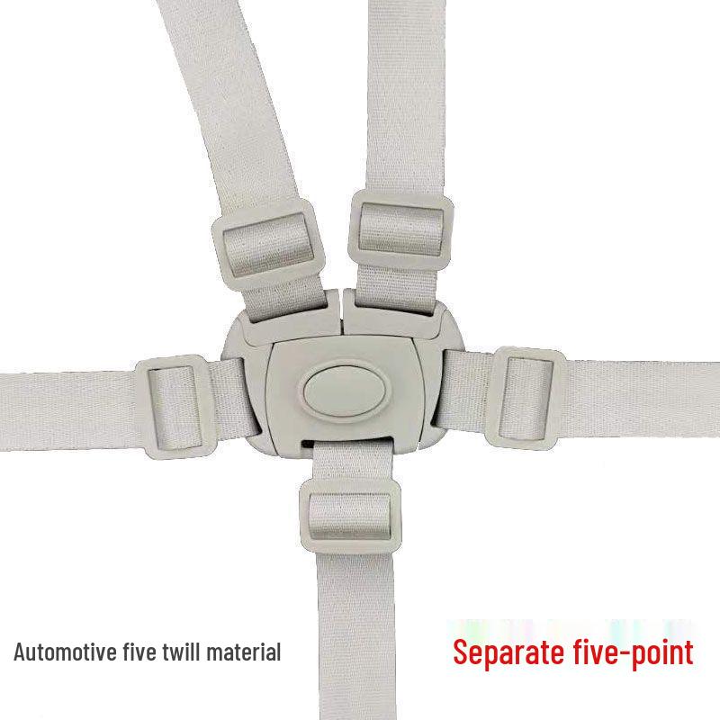 Uniwersalne pięciopunktowe pasy bezpieczeństwa do krzesełek dziecięcych i wózków spacerowych