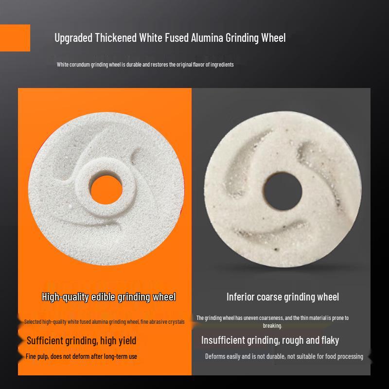 Ke Lai Heng Electric Stone Mill for Soy Milk, Juice, and Pulp Separation - Commercial Grinder for Tofu and Breakfast Shops