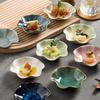 Retro Ceramic Dipping Dish Lotus-shaped Sauce Dish Soy Sauce Dishes Mini Fruits Bowl Restaurant