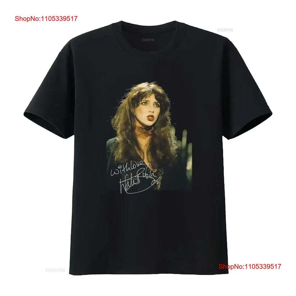 Kate Bush Signature Vintage T Shirt Black Cotton All Size S 3XL Washed Graphic Versatile Vintag