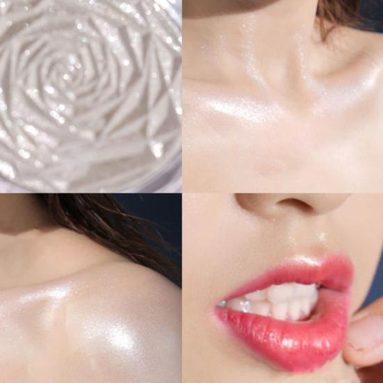 Smooth Natural Beautiful Facial Rose Highlighter-Palette für Mädchen